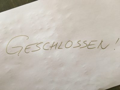 Information zum Infonachmittag am 17.3.20 – fällt aus!