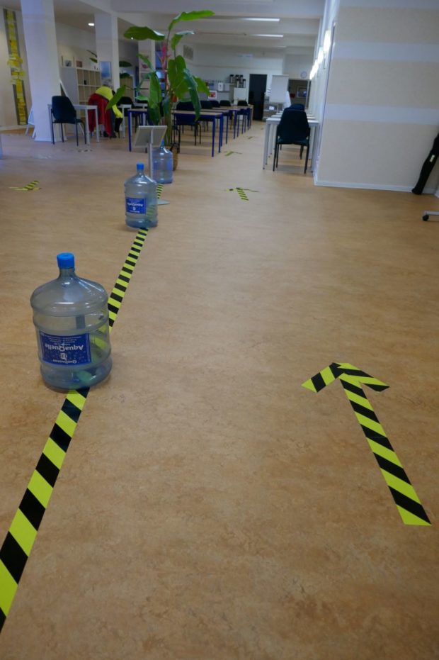Logopädieschule wird zur Kartbahn