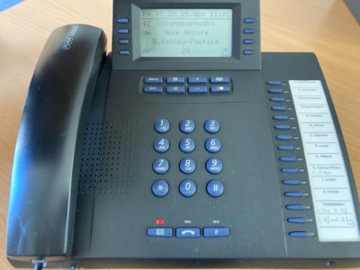 Telefonkommunikation? Zurzeit leider nicht möglich :-)